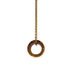 Bvlgari 18k Rose Gold B.zero1 with Black Ceramic Pendant Necklace