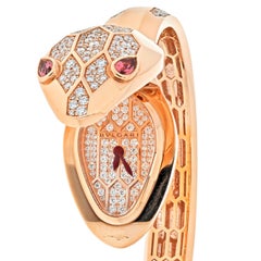 Bvlgari 18K Rose Gold Serpenti Misteriosi Secret Watch
