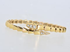 Bracciale vintage Bvlgari Serpenti Viper Diamond in oro rosa 18 carati, c. 2000