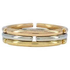 Bvlgari Bague pliable en or tricolore 18k