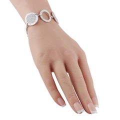 Bvlgari 18K Weißgold 1,80ct Diamant Armband BV30-122225
