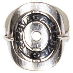 Bvlgari 18K White Gold Astrale Cerki Ceramic Ring