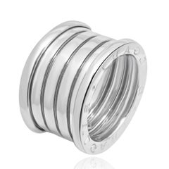 Bvlgari 18k White Gold B. Zero 1 Four Band Ring