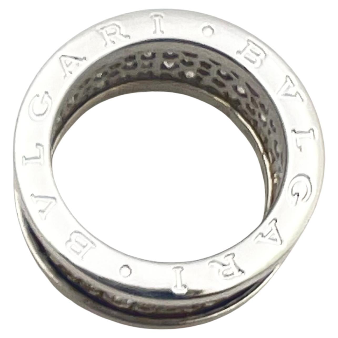 Bvlgari 18k Weißgold Diamant-Ring B.Zero1 im Zustand „Hervorragend“ in Palm Beach, FL