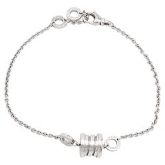 Vintage Bvlgari 18k white gold B.zero1 bracelet