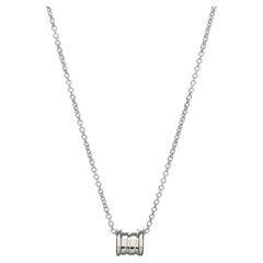 Bvlgari 18K White Gold B.Zero1 Pendant Necklace