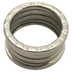 Bvlgari 18K Weißgold B.zero1 Ring Größe 6 (European 52) #24621