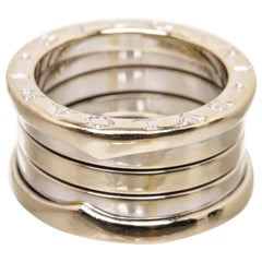 Bvlgari 18K White Gold B.zero1 Triple Ring 48