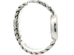 Bvlgari 18k White Gold Catene 31mm Diamond Wrist Watch Bracelet Ref. BBCW31G