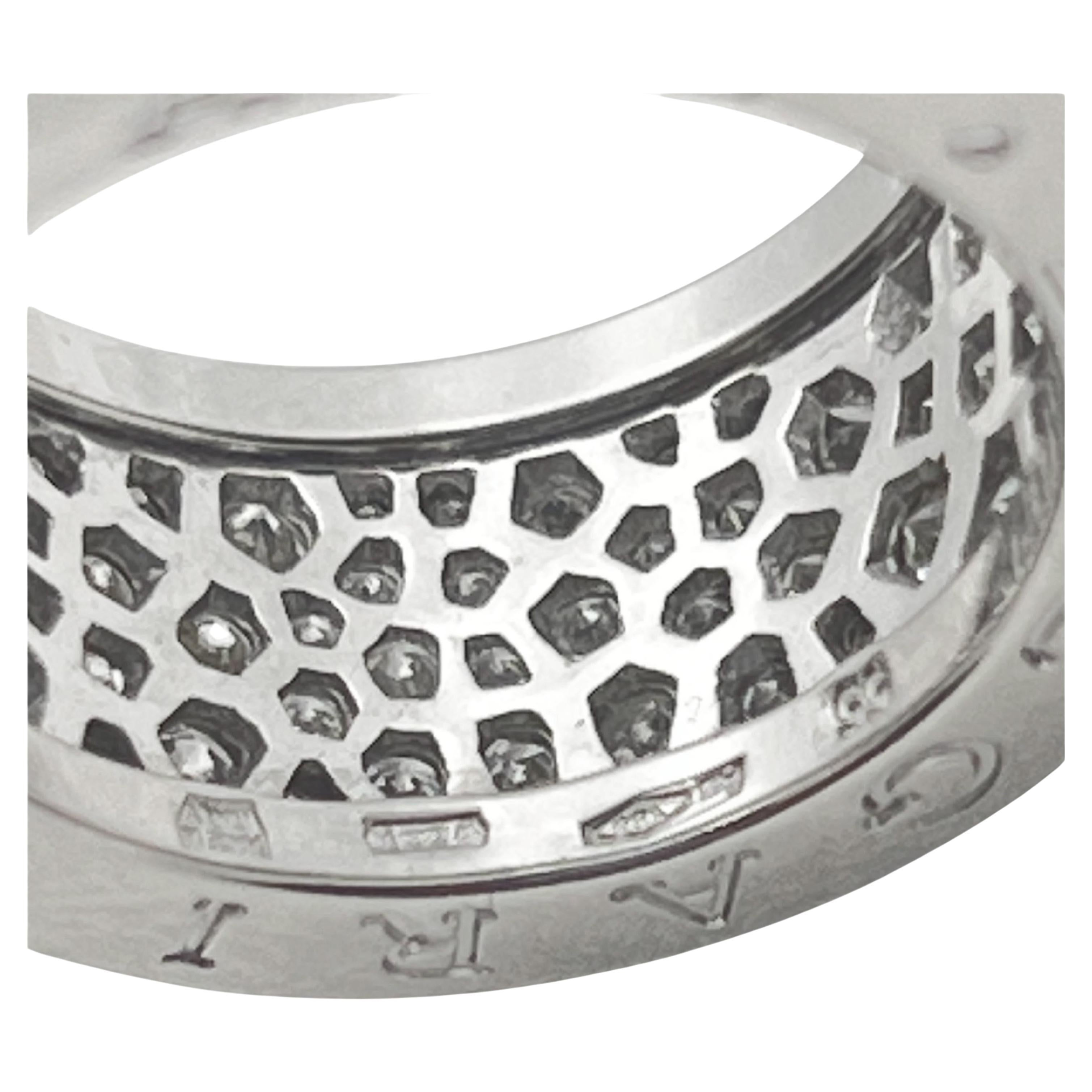 Bvlgari 18k Weißgold Diamant-Ring B.Zero1 (Moderne)