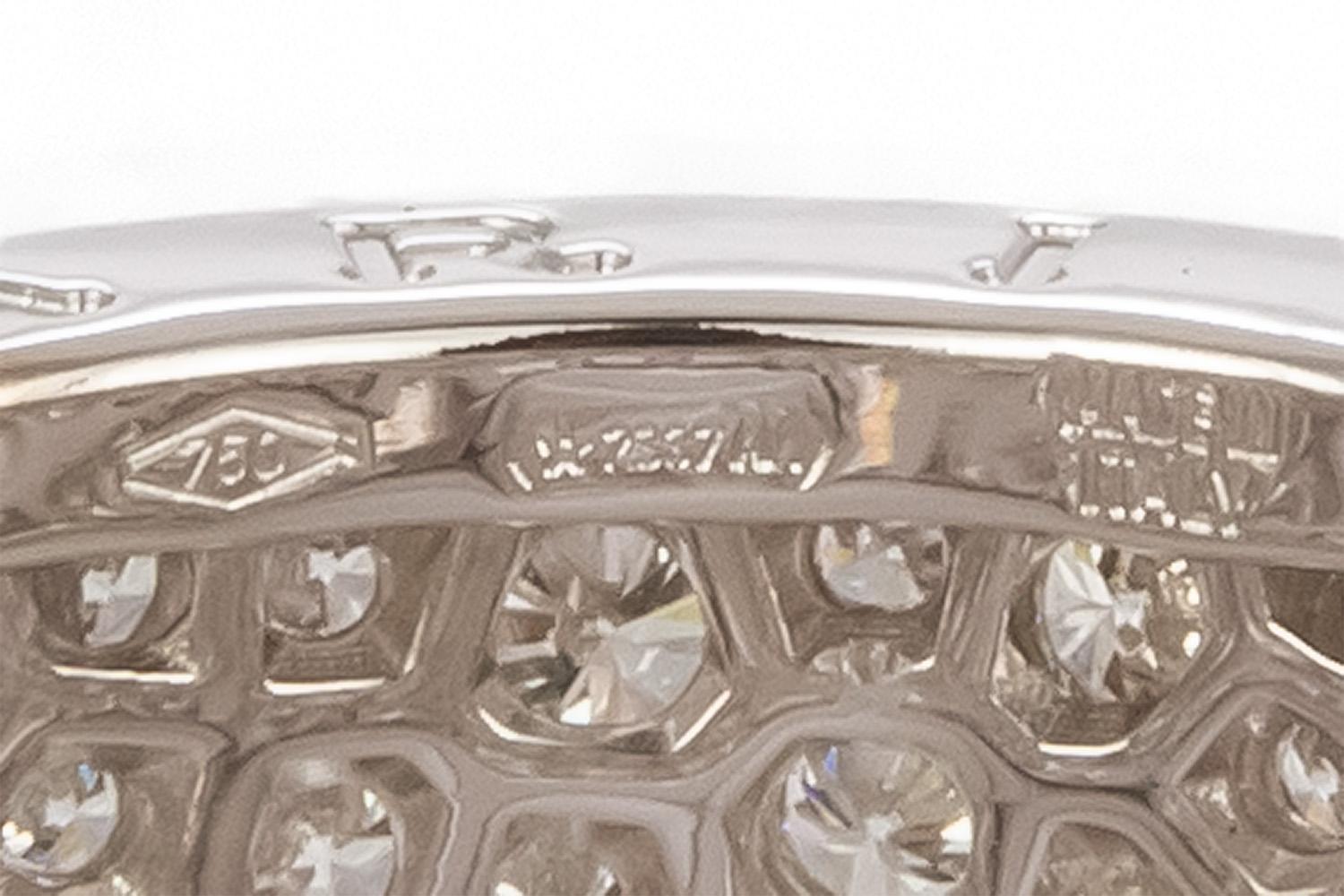 Bvlgari 18k White Gold & Diamond B.Zero1 Ring Ref. 345593 Bulgari Retail $18, 900 1