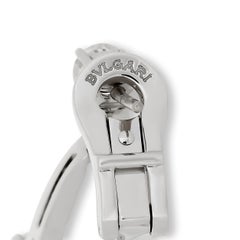 Bvlgari 18k White Gold Elysia Diamond Drop Earrings