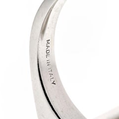 Bvlgari 18K White Gold Mother of Pearl Illusion Diamond Cocktail Ring