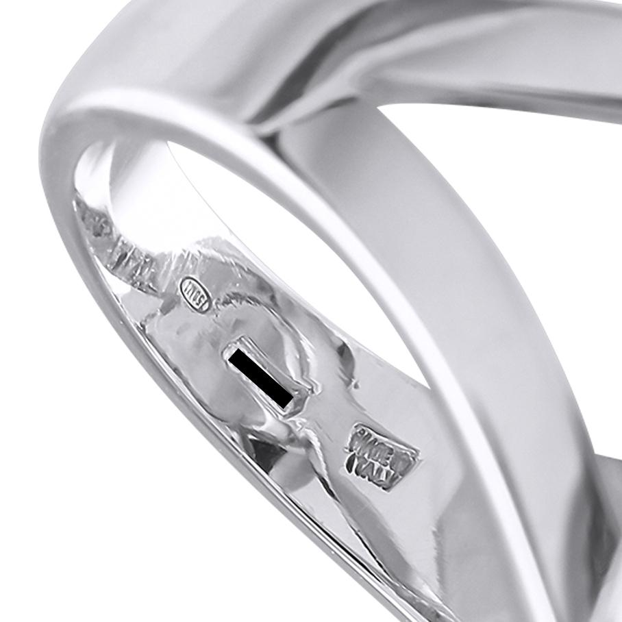 Women's Bvlgari 18K White Gold Onyx Ring