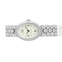 Bvlgari 18K White Gold Oval 20mm