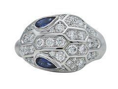 Bvlgari 18K White Gold Serpenti Seduttori Ring