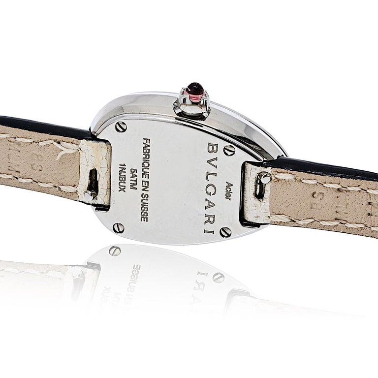 Bvlgari Watch Leather Shell Dial White Explore Bulgari Serpenti White Dial Watches | Coveted main image 4