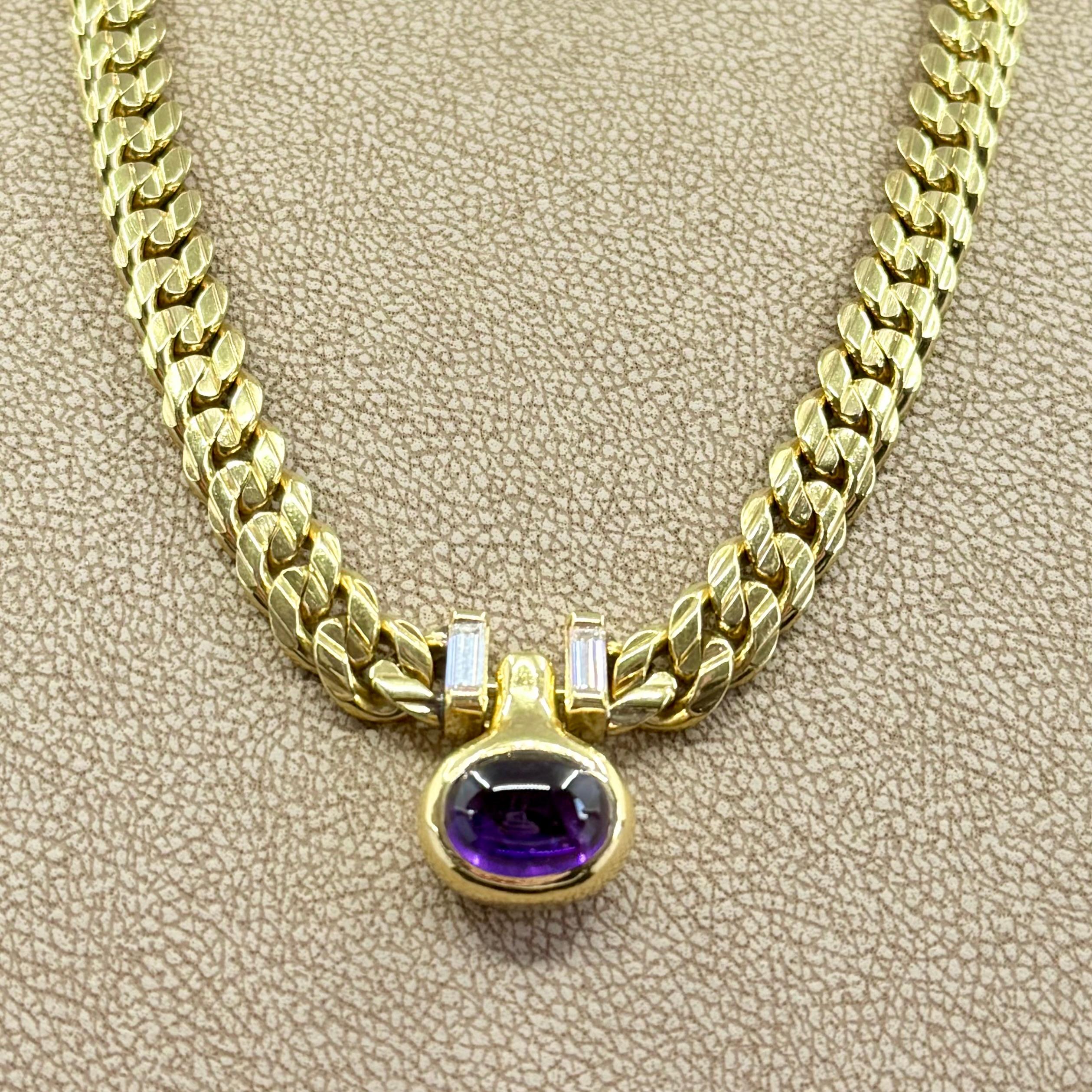 BVLGARI Gliederhalskette aus 18 Karat Gelbgold im Angebot 8