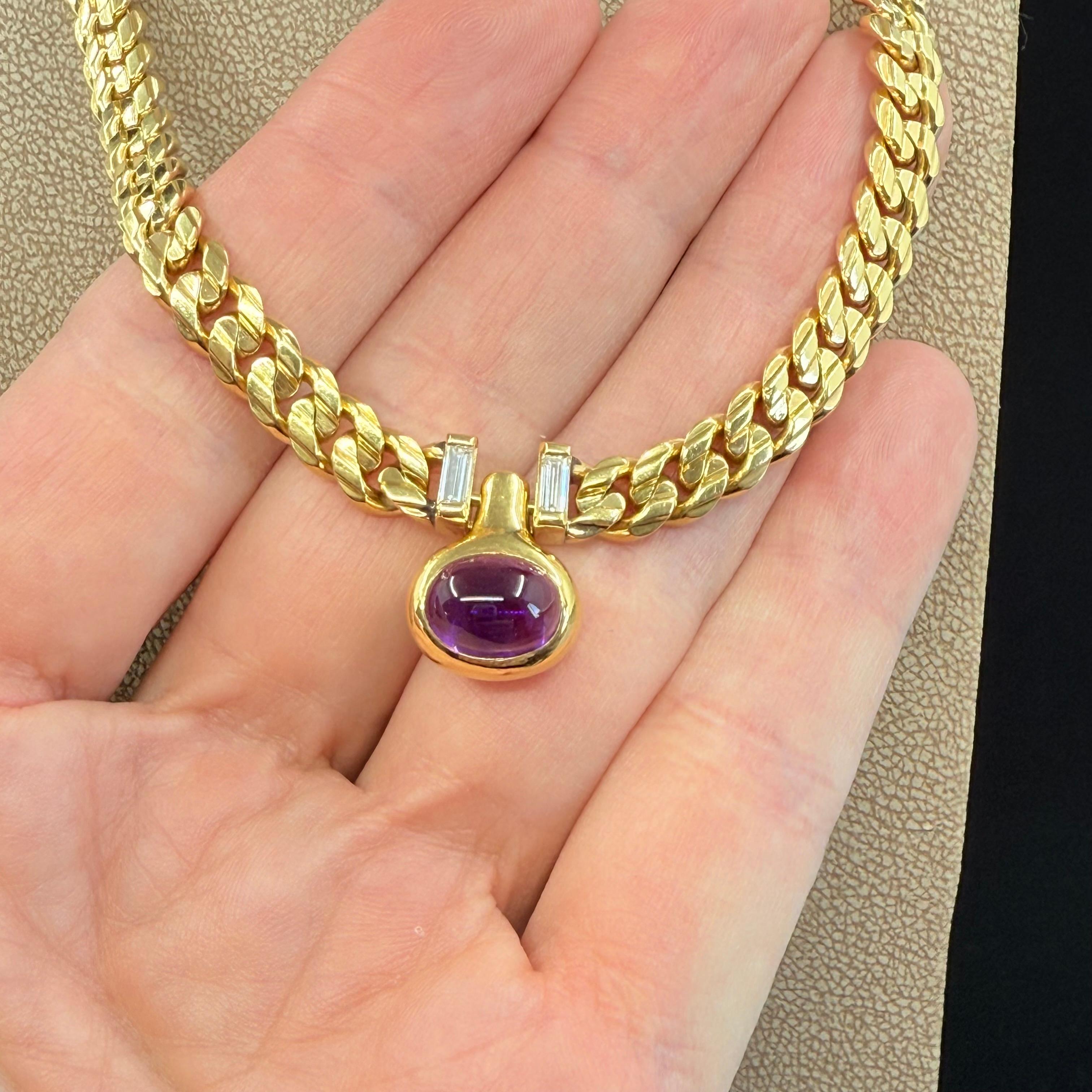 BVLGARI Gliederhalskette aus 18 Karat Gelbgold im Angebot 7