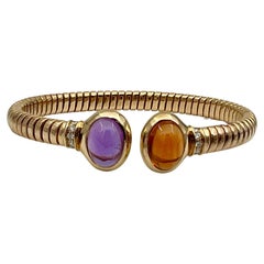 Bvlgari 18k Yellow Gold Bangle Bracelet