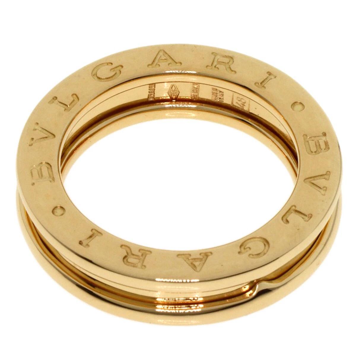 Women's or Men's BVLGARI 18k Yellow Gold B.ZERO 1 One Band Ring For Sale