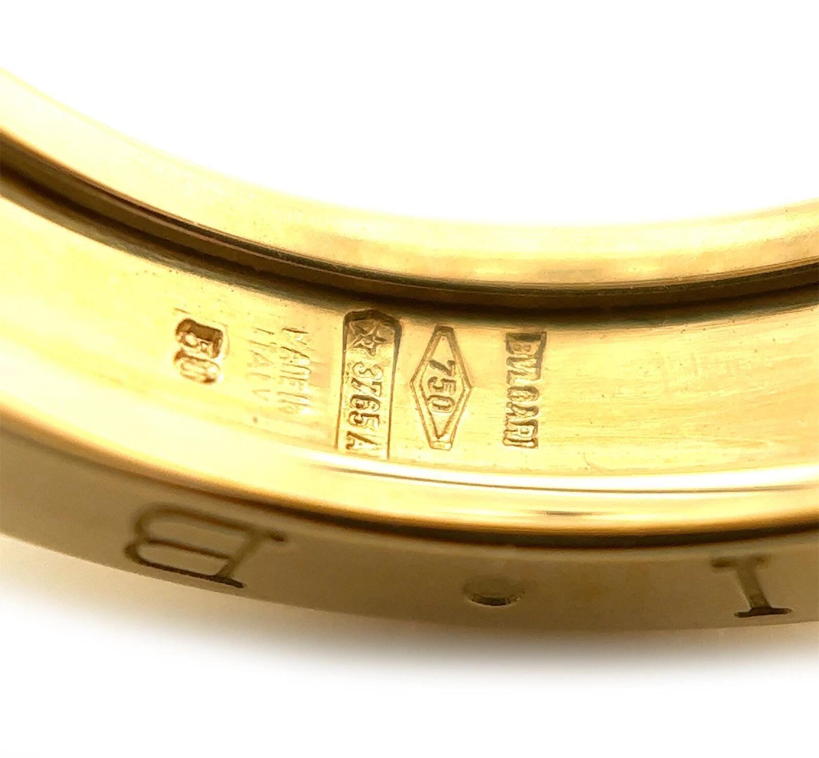 BVLGARI 18k Yellow Gold B.ZERO 1 One Band Ring For Sale 1