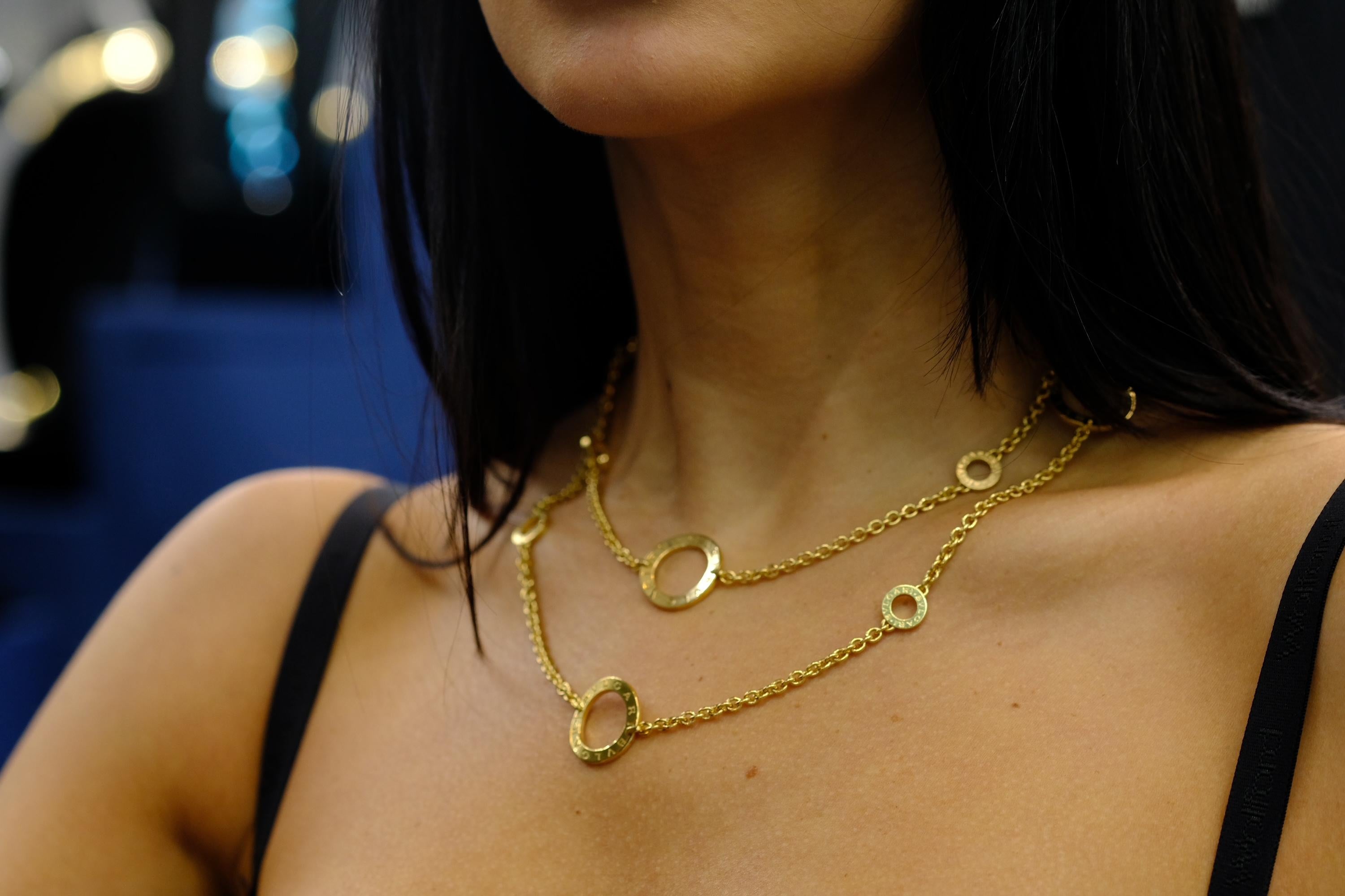 Collana a catena lunga 