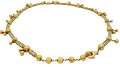 Bvlgari 18K Yellow Gold Lucia Diamond Necklace