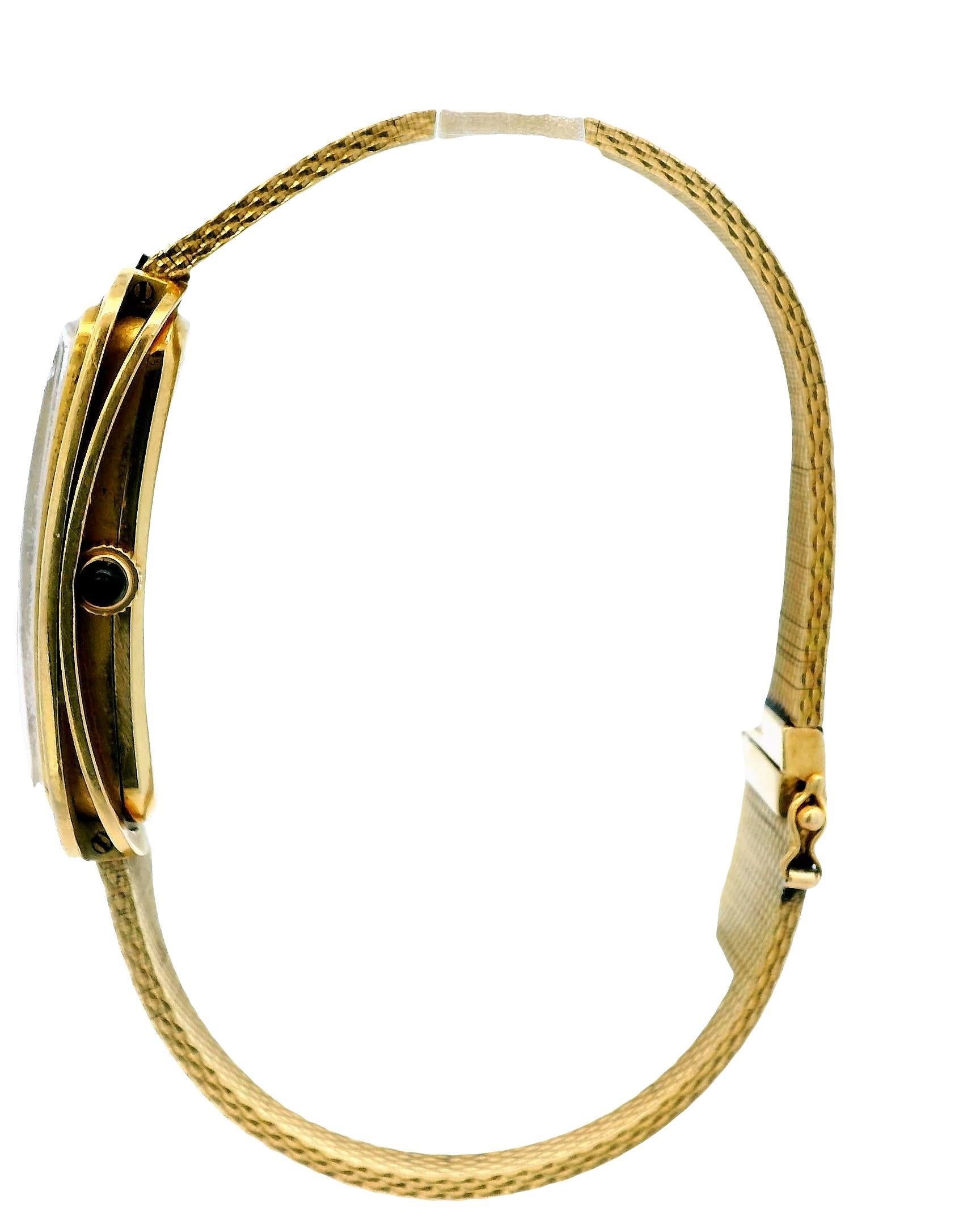 Bvlgari 18k Yellow gold Manual Movement Watch For Sale 2