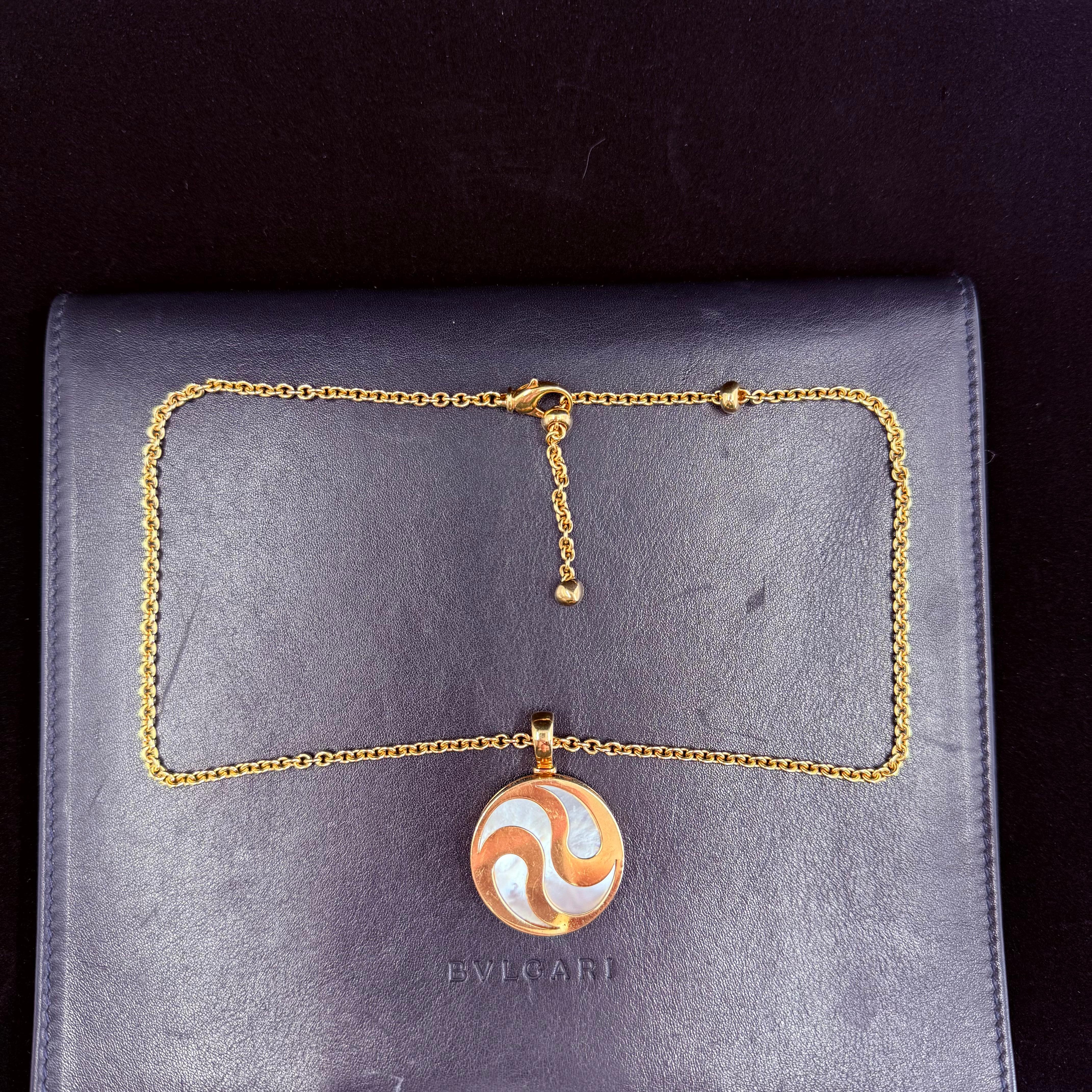 BVLGARI 18K Yellow Gold Necklace For Sale 6