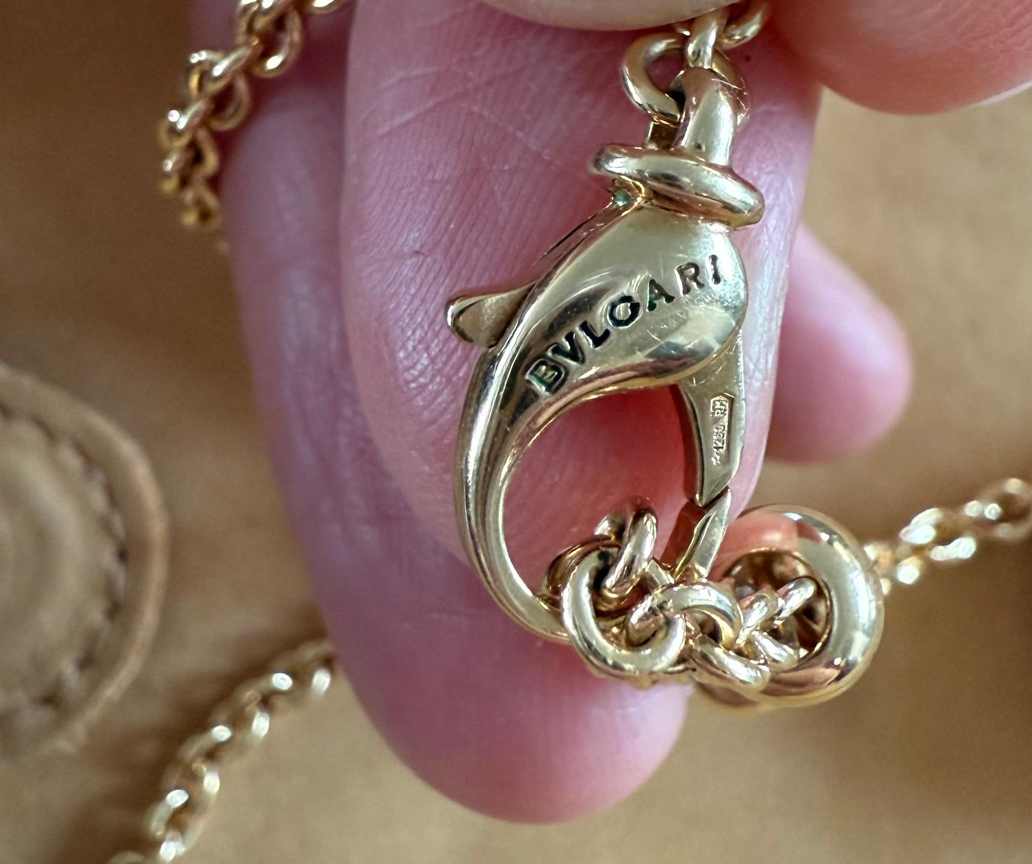 BVLGARI 18K Yellow Gold Necklace For Sale 1