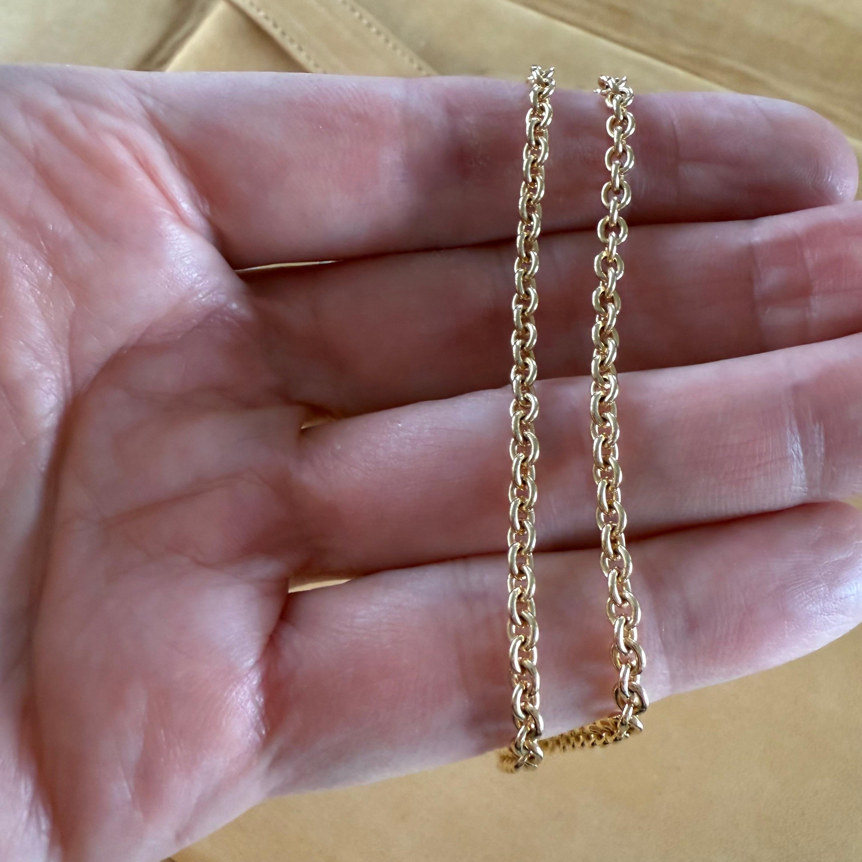 BVLGARI 18K Yellow Gold Necklace For Sale 4