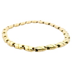 Collana Bvlgari in oro giallo 18 carati a forma di Puff Y link