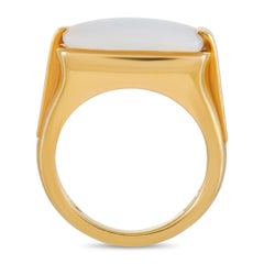 Bvlgari 18K Yellow Gold Opal Ring