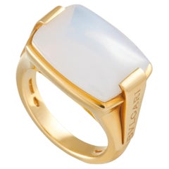Bvlgari 18K Yellow Gold Opal Ring