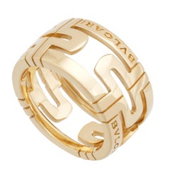 Bvlgari 18 Karat Yellow Gold Parentesi Ring