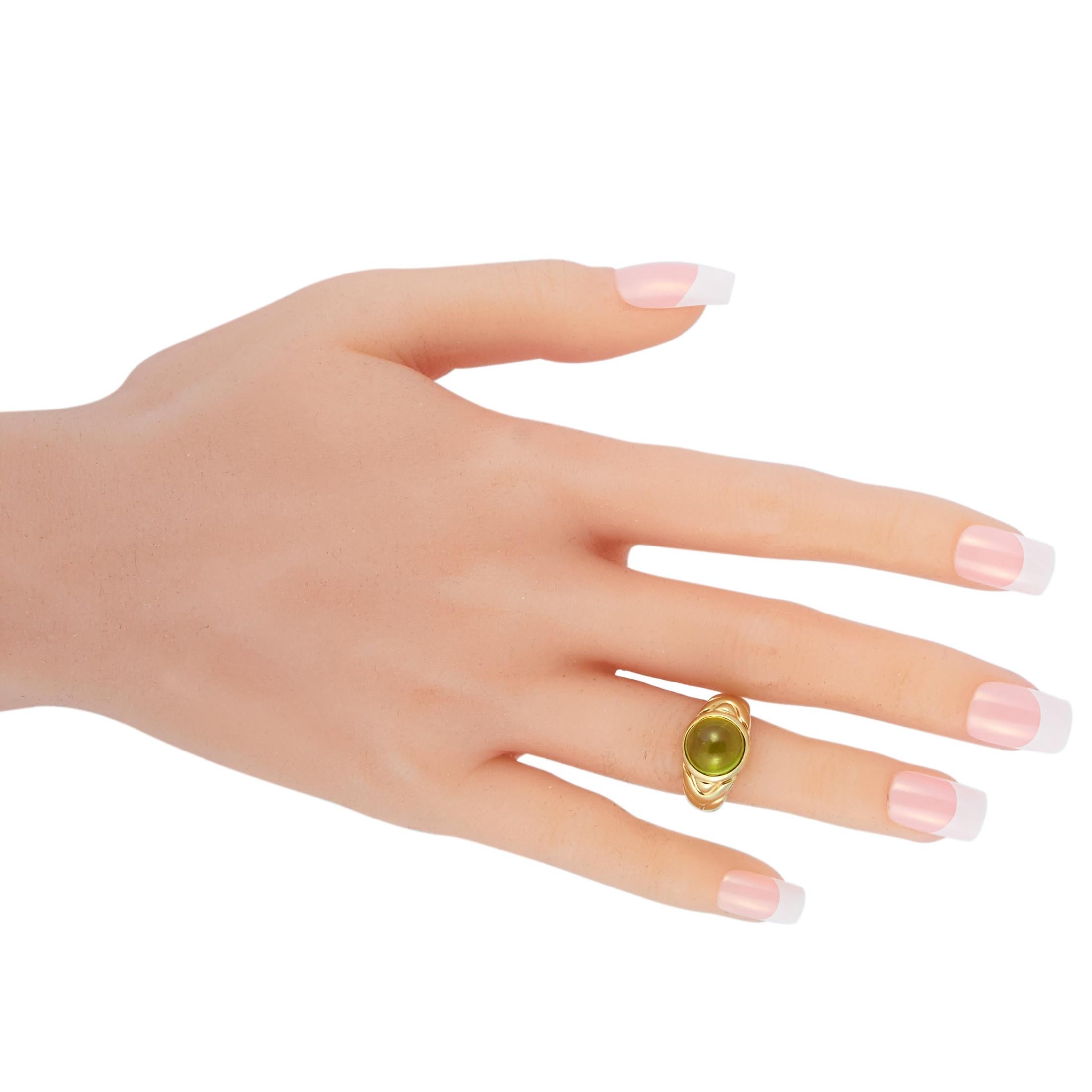 men's peridot rings