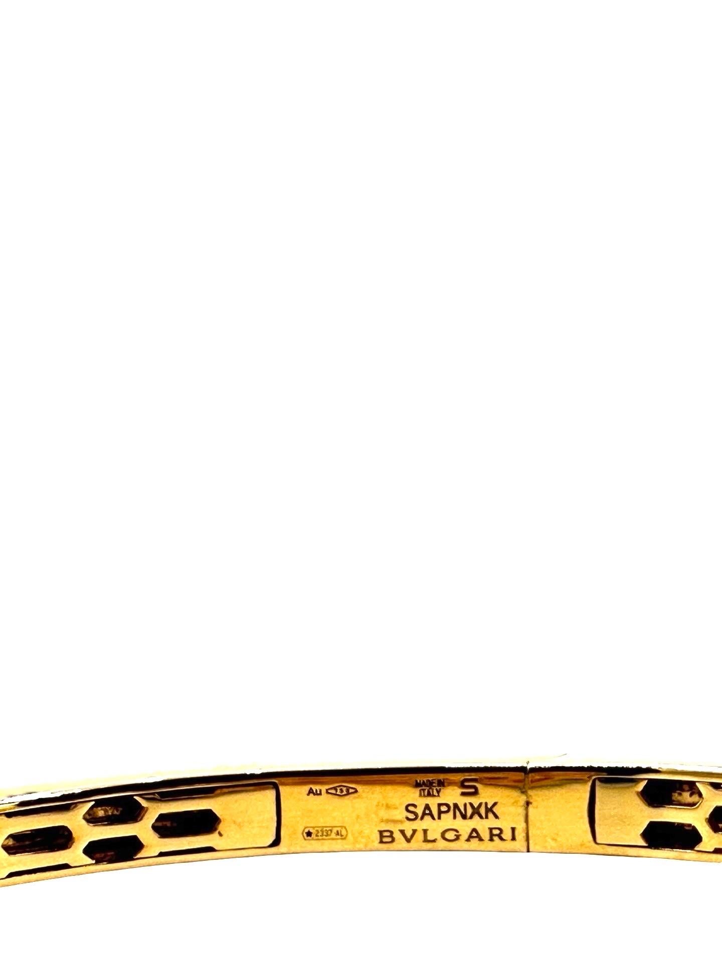 Bracciale Serpenti Petite Diamond Snake in oro giallo 18 carati Bvlgari In condizioni ottime in vendita a Chevy Chase, MD