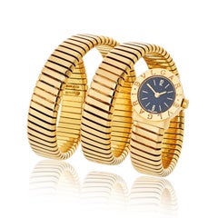 Bvlgari 18K Yellow Gold Serpenti Vintage BB19 1 T Watch