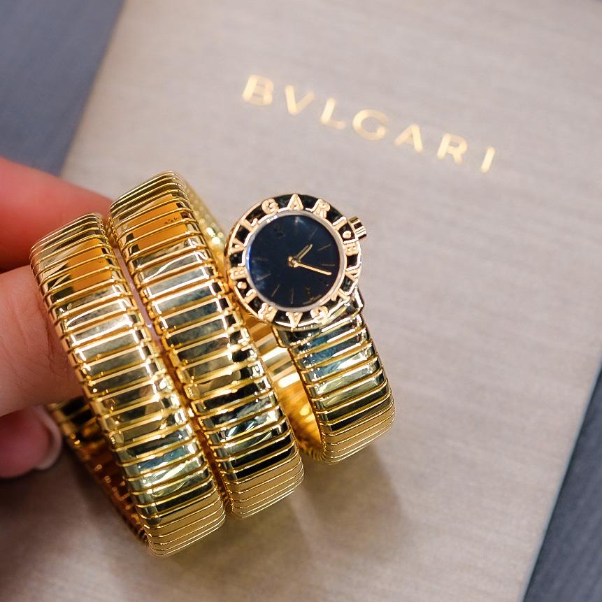 Bvlgari Montre Serpenti vintage BB19 1 T en or jaune 18 carats Pour femmes en vente