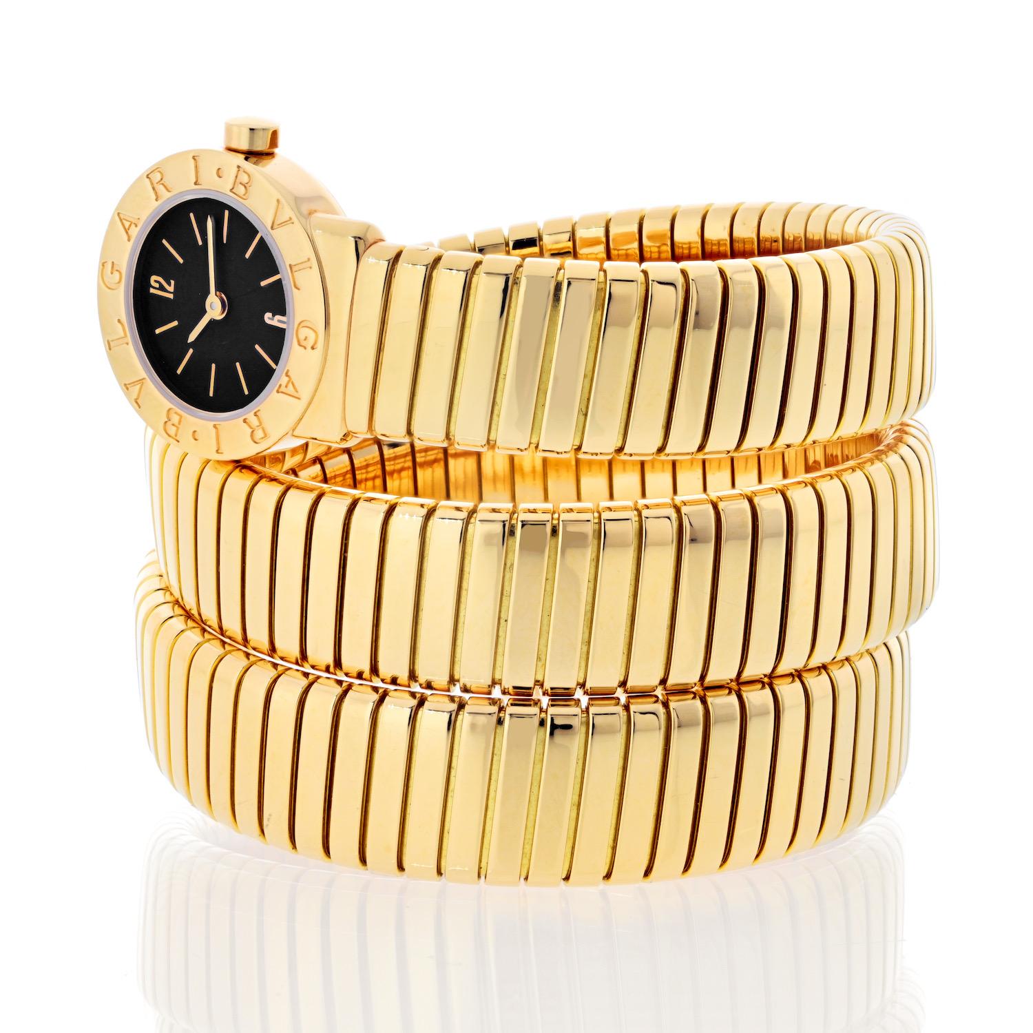 Reloj Bvlgari Serpenti Vintage BB19 1 T de oro amarillo de 18 quilates en venta 1