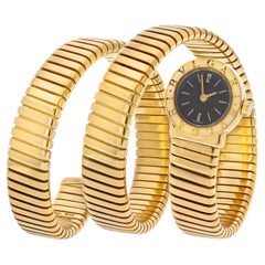 Bvlgari 18K Yellow Gold Serpenti Vintage BB19 Watch