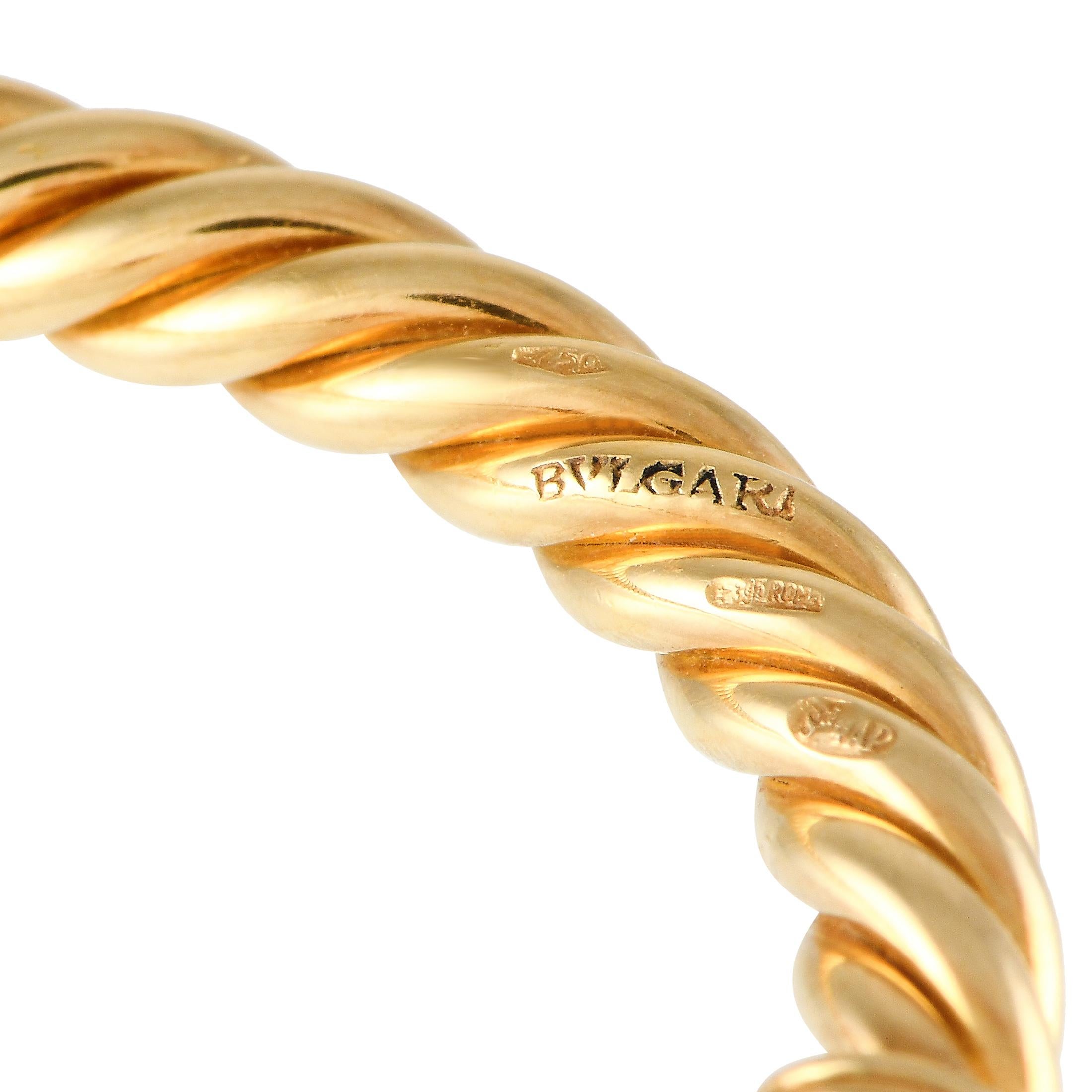 Bvlgari 18 Karat Gelbgold Turmalin-Armband BV01-101524 (Gemischter Schliff)