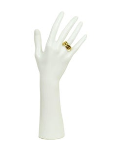 Bvlgari 18k Yellow Gold Tubogas Wrap Ring sz 6/ 51