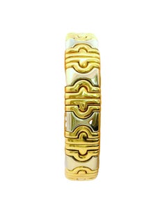 Bvlgari 18k yellow & White Gold Parentesi Cuff