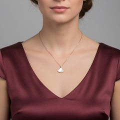 BVLGARI 18kt yellow Gold Divas Dream Necklace with Diamond and Mother of Pearl