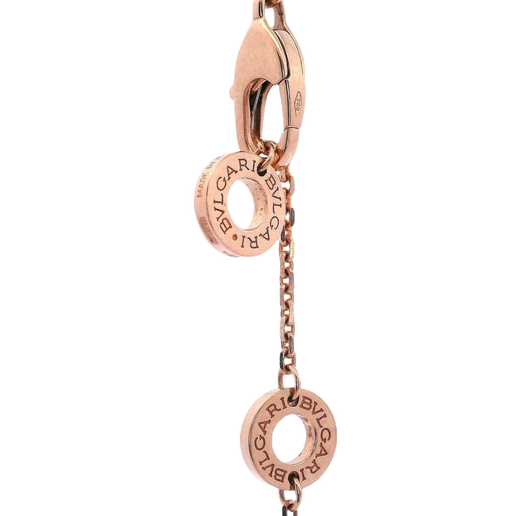 De los hombres BVLGARI 18kt yellow Gold Divas Dream Necklace with Diamond and Mother of Pearl en venta