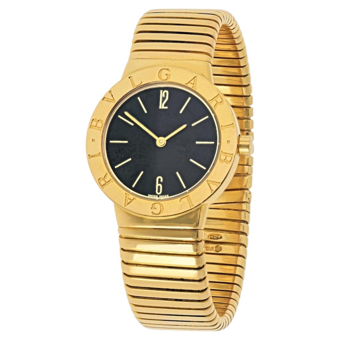 Bvlgari 30mm Round Dial Tubogas Watch