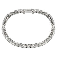 Bvlgari 4.60 Carat 18K White Gold Diamond Tennis Bracelet