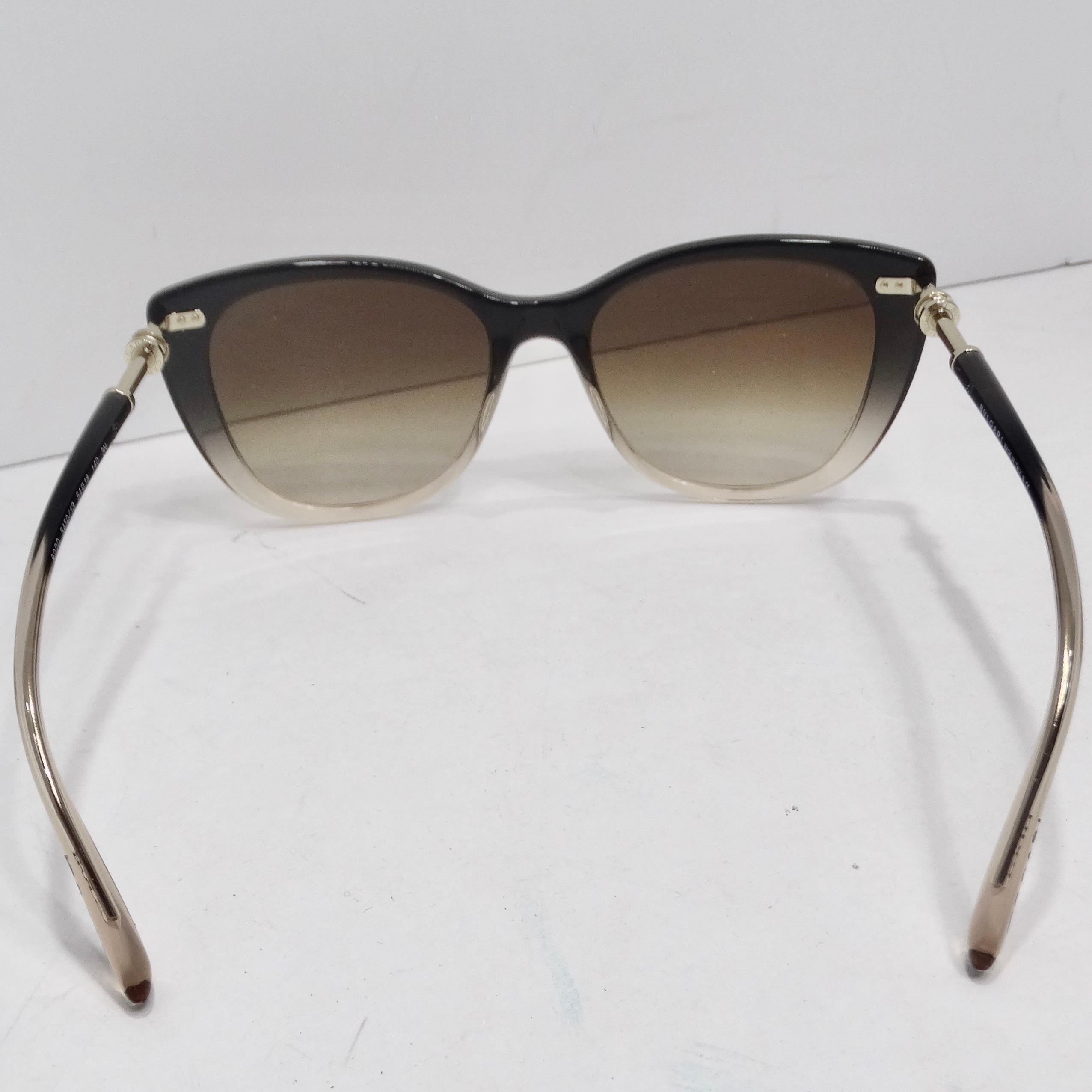 Bvlgari 8220F Sunglasses Black Brown Gradient For Sale 1
